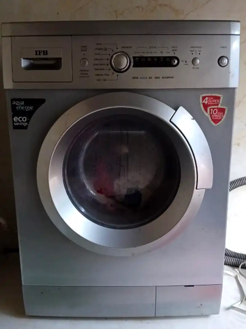 Repaired front-load washing machine